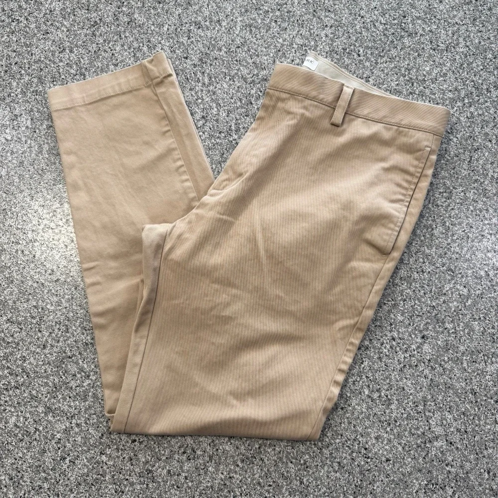 Banana Republic Slim Italian Chino Pants Mens 36x32 Khaki Beige